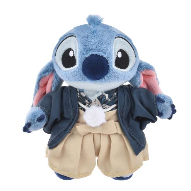 Llavero de peluche Stitch con vestimenta tradicional