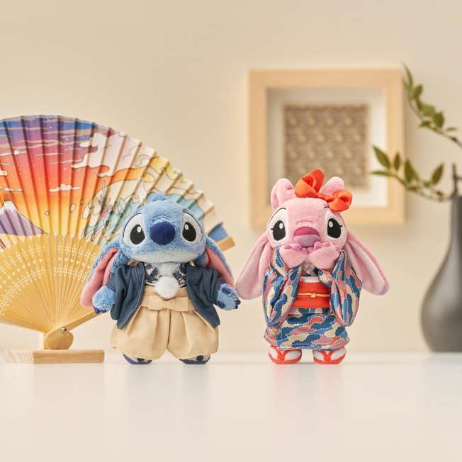 Llavero de peluche Angel con kimono
