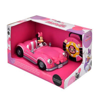 Auto a control remoto de Minnie con luces y sonidos