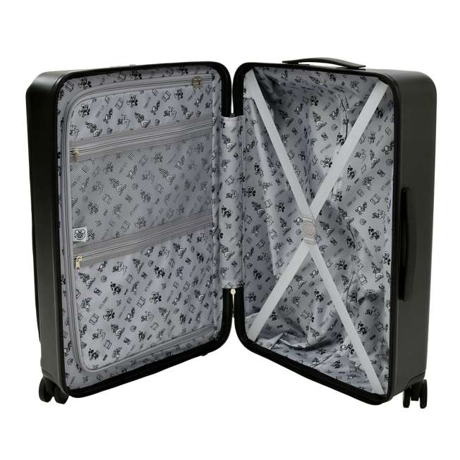 Maleta Mickey Mouse mediana 59 L negra