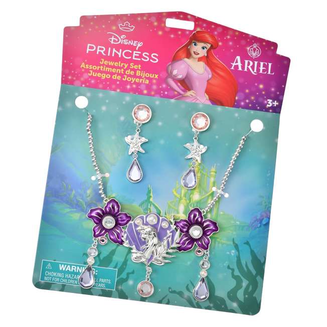 Set infantil de collar y aros de Ariel