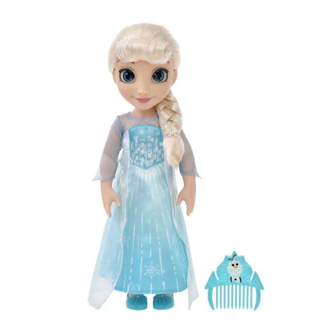 Muñeca de Elsa con peine - Frozen