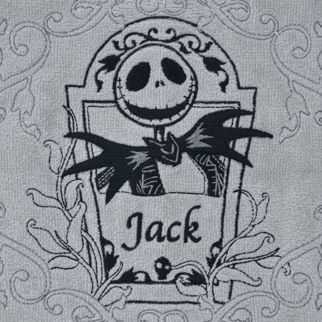 Mini toalla bordada de Jack Skellington