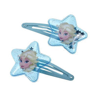 Set infantil de 2 pinches para el pelo de Elsa