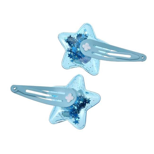 Set infantil de 2 pinches para el pelo de Elsa