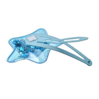 Set infantil de 2 pinches para el pelo de Elsa