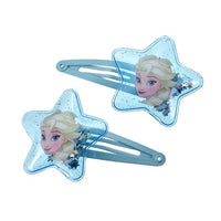 Set infantil de 2 pinches para el pelo de Elsa