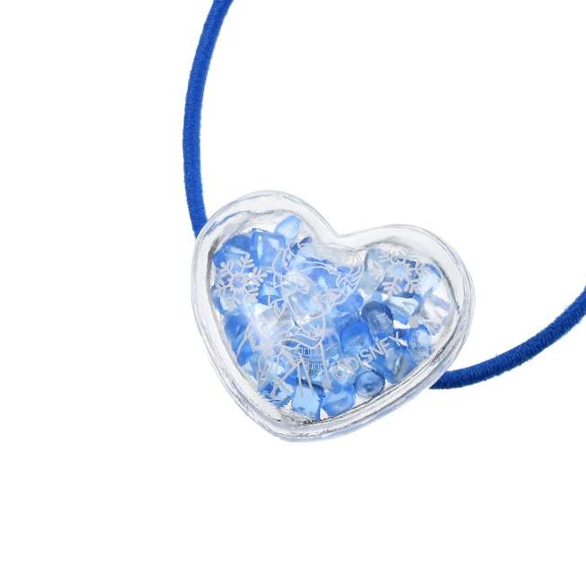 Set de colet infantiles de Elsa con corazones shaker