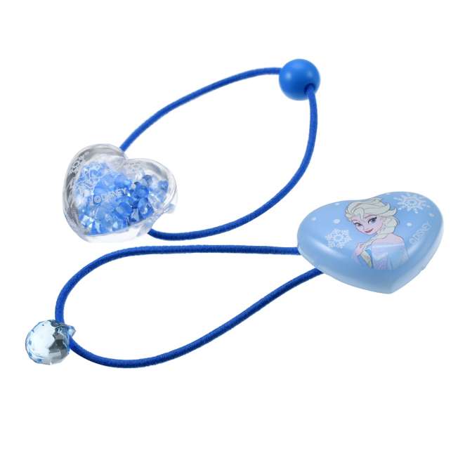 Set de colet infantiles de Elsa con corazones shaker