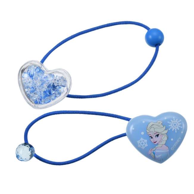 Set de colet infantiles de Elsa con corazones shaker
