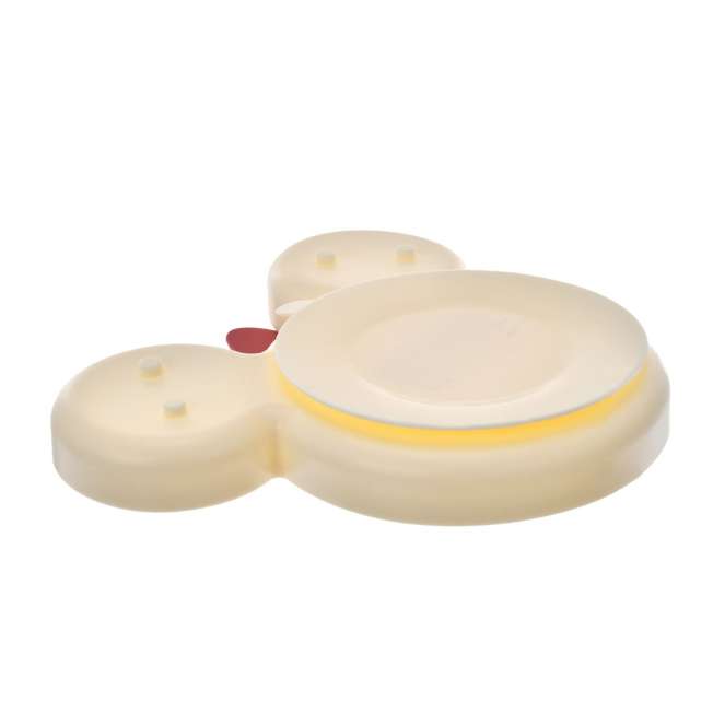 Plato infantil de silicona con diseño de Minnie