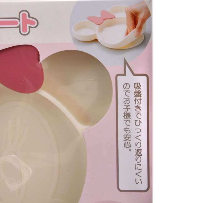 Plato infantil de silicona con diseño de Minnie