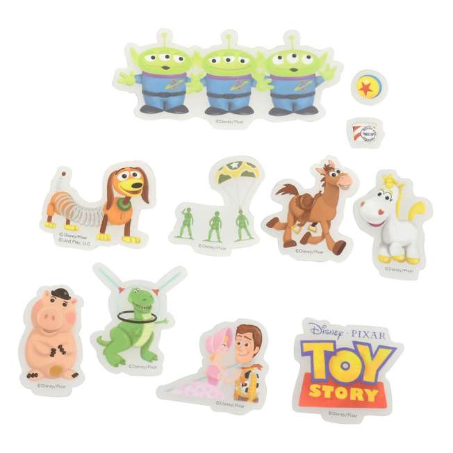 Set de 25 stickers transparentes de Toy Story