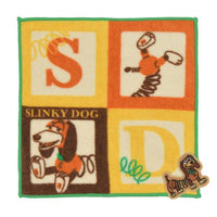 Toalla mini de Slinky Dog con bloques