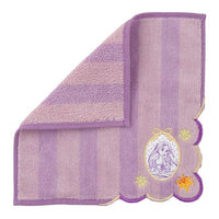 Toalla mini de Rapunzel con rayas y borde festoneado