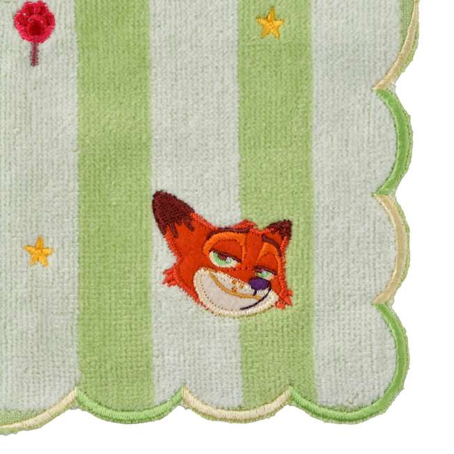 Toalla mini Nick Wilde con borde festoneado