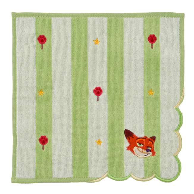 Toalla mini Nick Wilde con borde festoneado