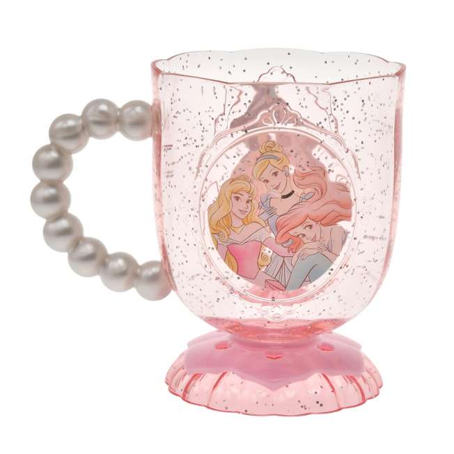 Vaso infantil Disney Princess con asa de perlas