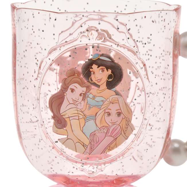 Vaso infantil Disney Princess con asa de perlas