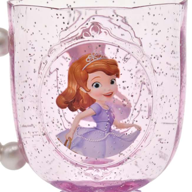 Vaso infantil de Sofía con asa de perla
