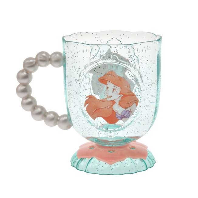 Vaso infantil de Ariel con detalles de perlas