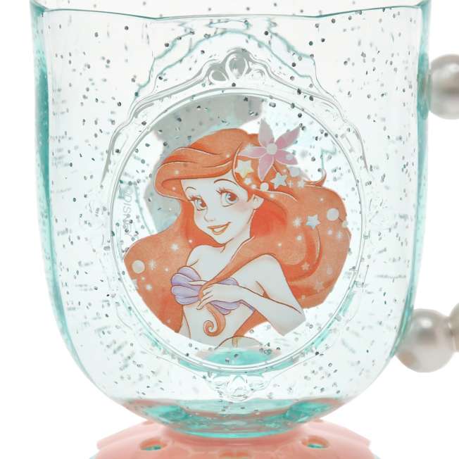 Vaso infantil de Ariel con detalles de perlas
