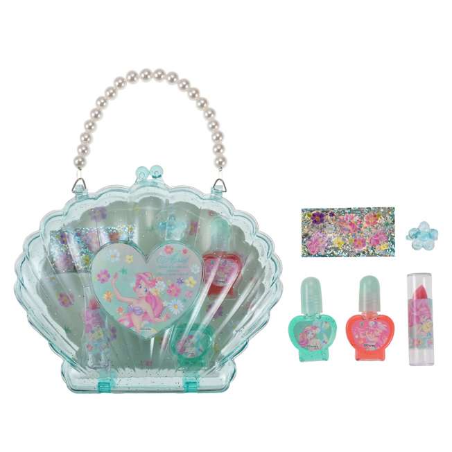 Set de cosméticos infantil Ariel y Flounder con estuche