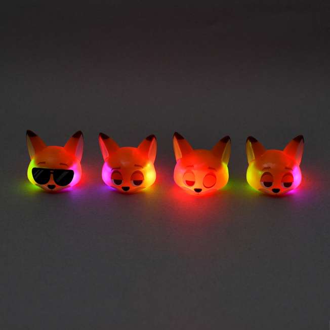 Bomba de baño sorpresa de Nick Wilde con figura luminosa