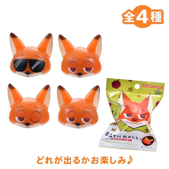 Bomba de baño sorpresa de Nick Wilde con figura luminosa