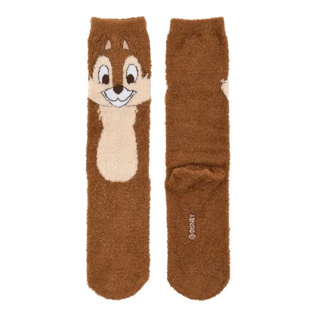 Calcetines asimétricos de Chip y Dale, café (23–25)