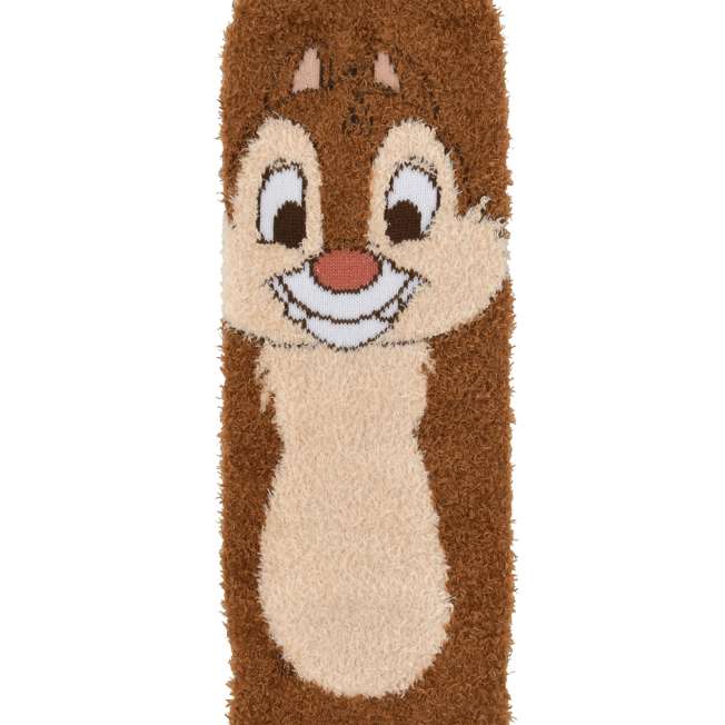 Calcetines asimétricos de Chip y Dale, café (23–25)