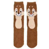 Calcetines asimétricos de Chip y Dale, café (23–25)