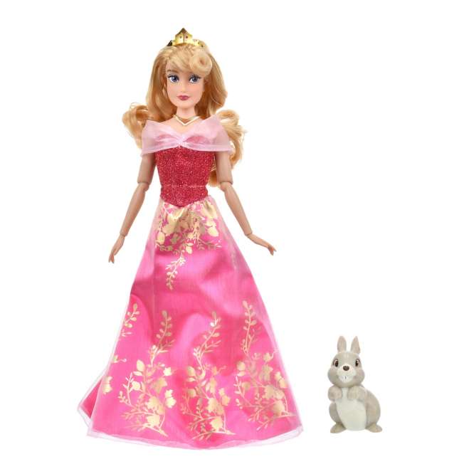 Muñeca clásica de Aurora con figura de conejo