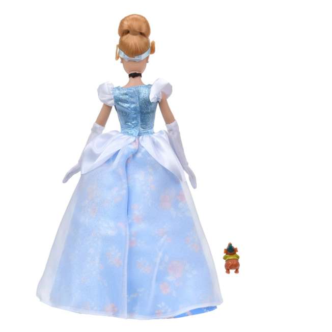 Muñeca clásica de Cenicienta con figura de Gus