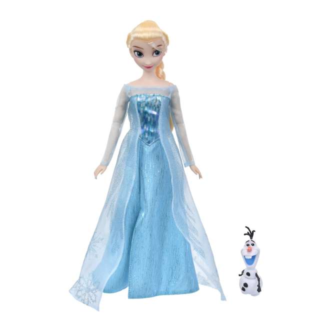 Muñeca clásica de Elsa con figura de Olaf