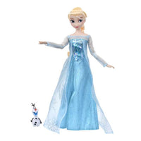 Muñeca clásica de Elsa con figura de Olaf