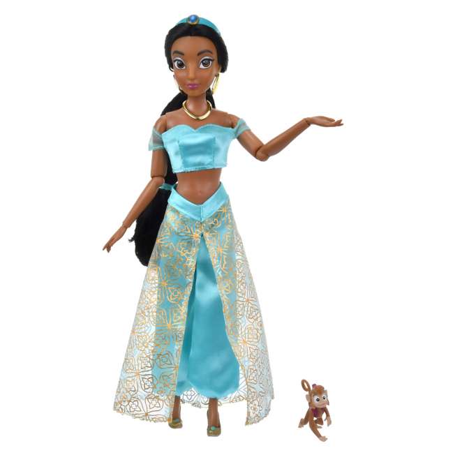 Muñeca clásica de Jasmine con figura de Abu
