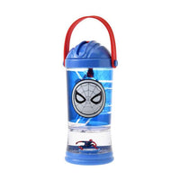 Botella infantil de Spider-Man con efecto bola de nieve