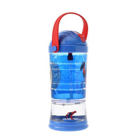 Botella infantil de Spider-Man con efecto bola de nieve