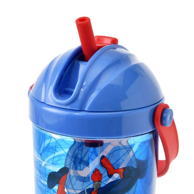 Botella infantil de Spider-Man con efecto bola de nieve