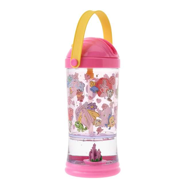 Botella infantil Disney Princess con efecto de bola de nieve