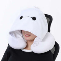 Almohada de cuello con capucha de Baymax