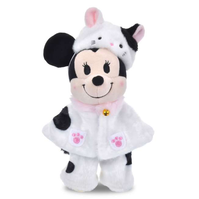 Disfraz de gato blanco y negro para peluche nuiMOs
