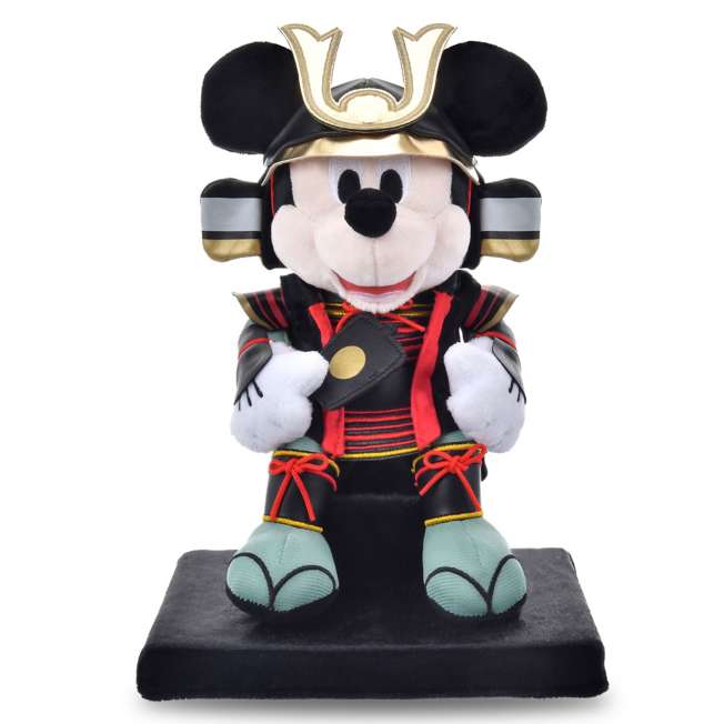 Peluche de Mickey con armadura samurái