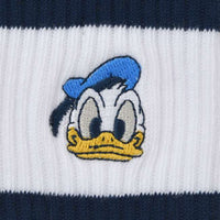 Calcetines acanalados bordados de Donald Duck
