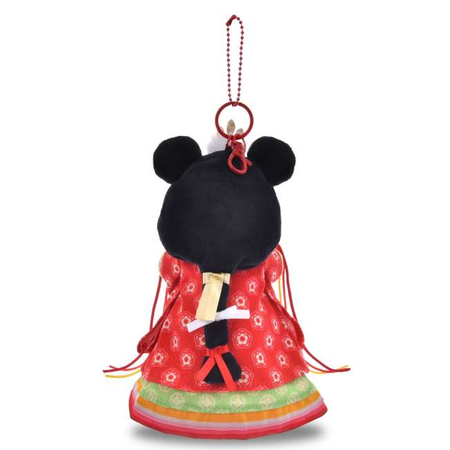 Llavero de peluche de Minnie Mouse con kimono