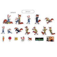 Stickers removibles transparentes de Judy y Nick - Zootopia