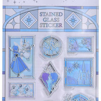 Stickers estilo vitral de Frozen