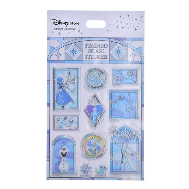 Stickers estilo vitral de Frozen