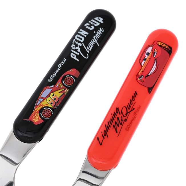 Set infantil de plato y cubiertos de Rayo McQueen